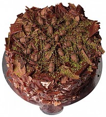 Ankara 4 ile 6 kişilik Çikolatalı Drajeli yaş pasta