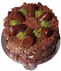 Ankara 4 ile 6 kişilik Çikolatalı Muzlu yaş pasta