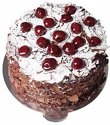 Ankara 4 ile 6 kişilik Çikolatalı Vişneli yaş pasta