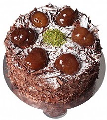 Ankara 6 ile 9 kişilik Çikolatalı Kestaneli yaş pasta